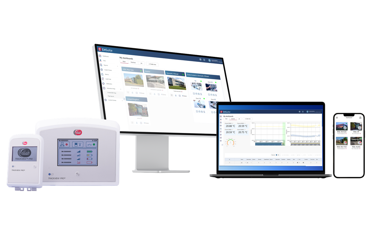 GMP Monitoring mit dem TrackView® Pro System