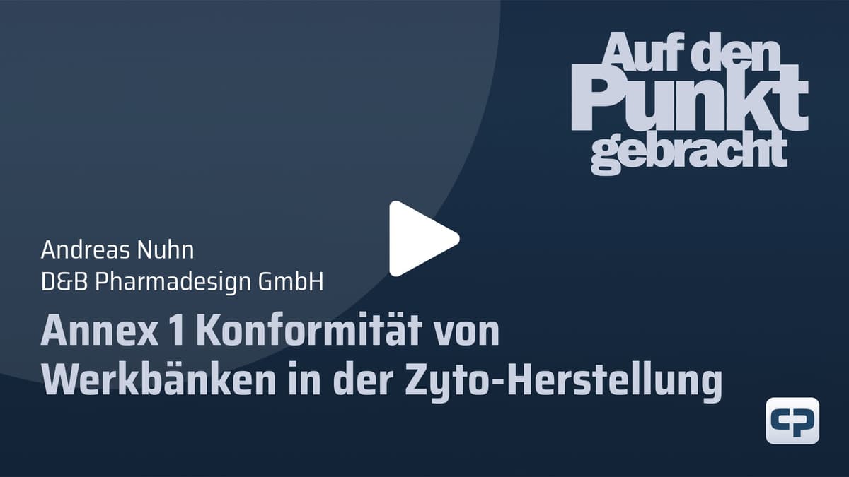 Auf den Punkt gebracht mit D&B Pharmadesign