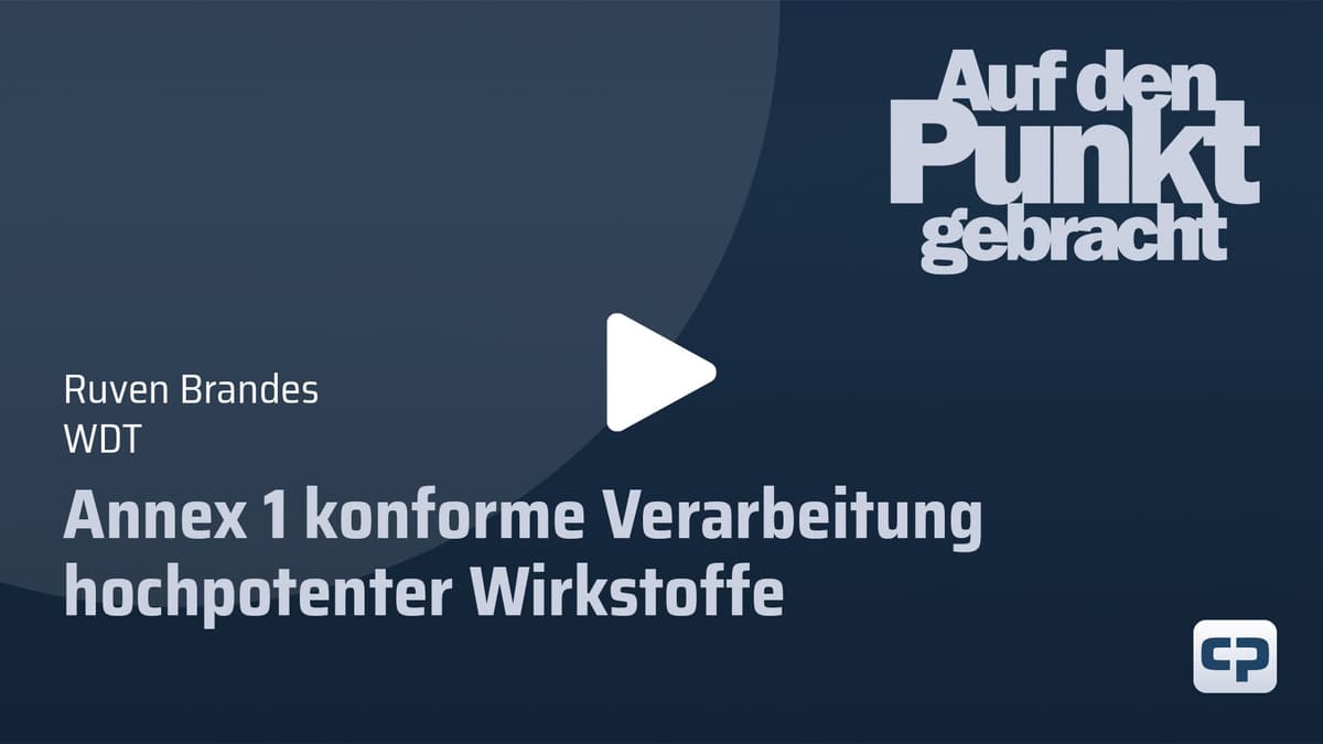 Auf den Punkt gebracht mit WDT Folge 1