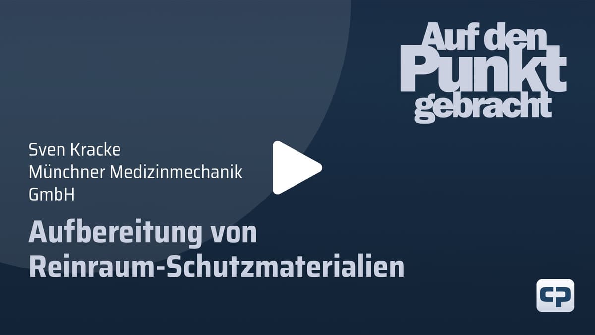 Auf den Punkt gebracht mit Münchner Medizinmechanik GmbH