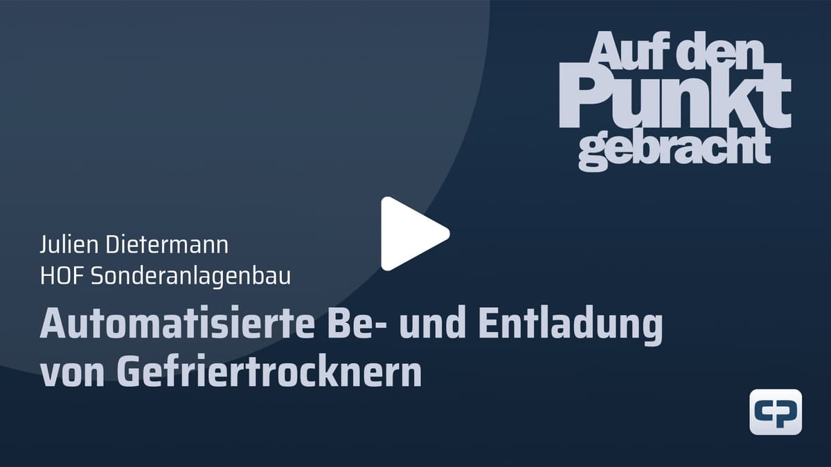 Auf den Punkt gebracht mit HOF Sonderanlagenbau