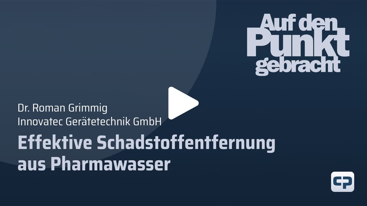Auf den Punkt gebracht mit Innovatec Gerätetechnik GmbH