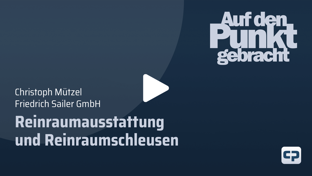 Auf den Punkt gebracht mit Friedrich Sailer GmbH (Christoph Mützel)