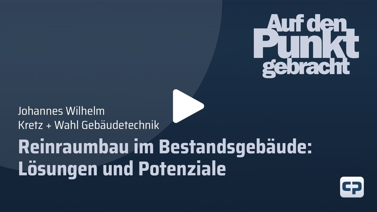 Auf den Punkt gebracht mit Kretz + Wahl Gebäudetechnik